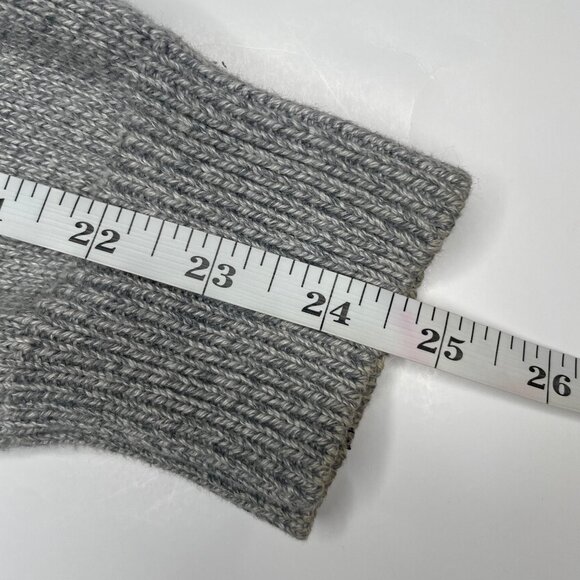 H&M Grey Cotton Double Breasted Collared Knit Cardigan Sweater Size M - Picture 9 of 13